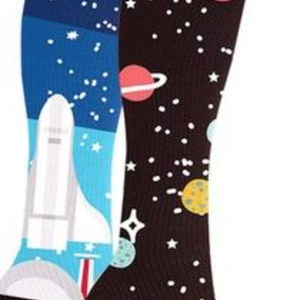 XTF Mismatched Knee-High Compression Socks